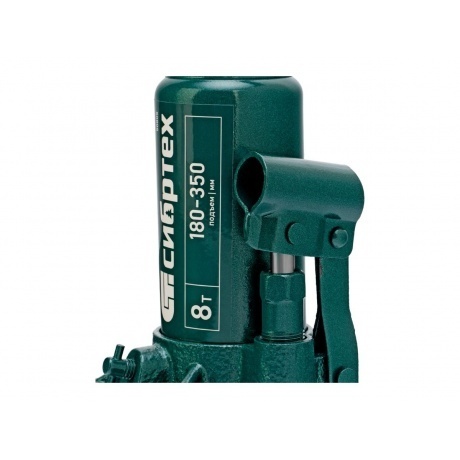 Домкрат гидравлический бутылочный, 8 т, 180-350 мм Сибртех - фото 8