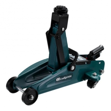 Домкрат гидравлический подкатной, 2 т, 127-330 мм Сибртех - фото 4