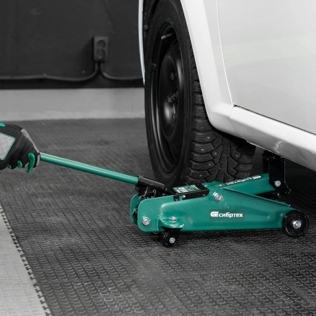 Домкрат гидравлический подкатной, 2 т, 135-320 мм Сибртех - фото 12