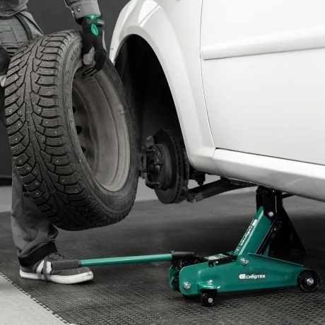 Домкрат гидравлический подкатной, 2 т, 135-320 мм Сибртех - фото 14