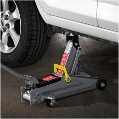 Домкрат гидравлический подкатной, 2 т, h подъема 135-355 мм Matrix - фото 15