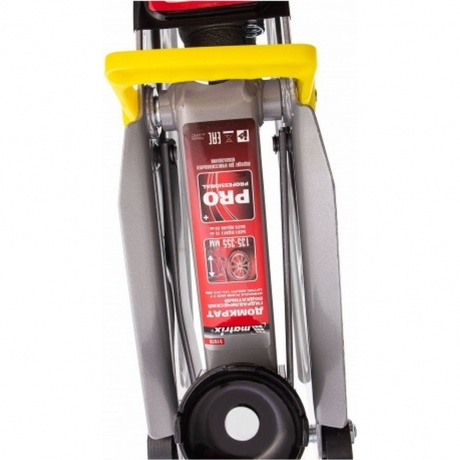 Домкрат гидравлический подкатной, 2 т, h подъема 135-355 мм Matrix - фото 4