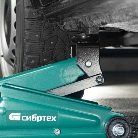 Домкрат гидравлический подкатной, 3 т, 135-400 мм Сибртех - фото 11