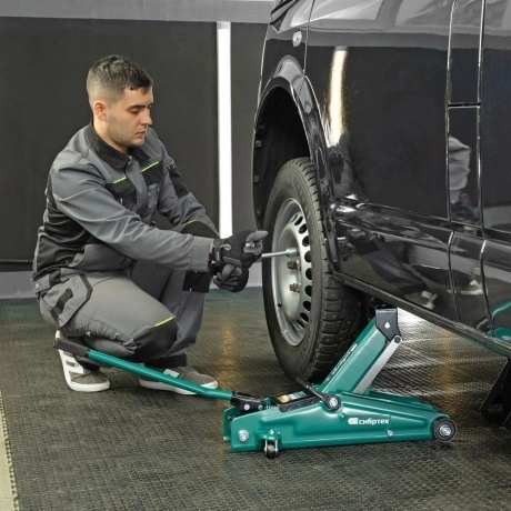 Домкрат гидравлический подкатной, 3 т, 135-400 мм Сибртех - фото 12