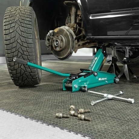 Домкрат гидравлический подкатной, 3 т, 135-400 мм Сибртех - фото 13