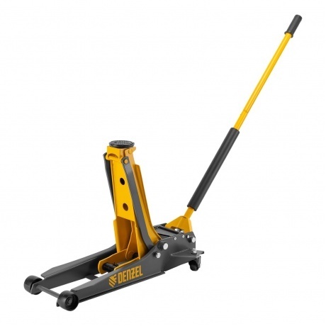 

Домкрат гидравлический подкатной, 3 т, 85-610 мм, быстрый подъем, низ. подхват, проф, SUV Denzel