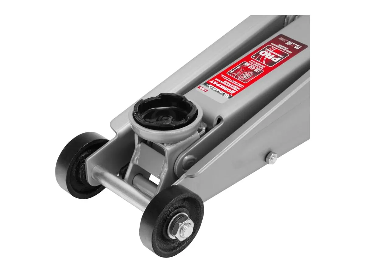 Домкрат гидравлический подкатной, 3 т, h подъема 130-410 мм, поворотная ручка// Matrix - фото 14