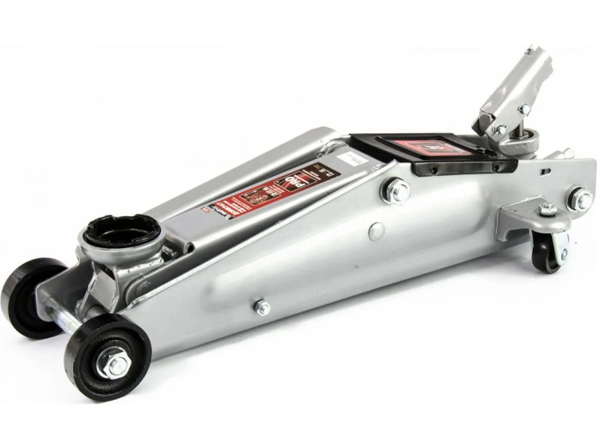 Домкрат гидравлический подкатной, 3 т, h подъема 130-410 мм, поворотная ручка// Matrix - фото 3