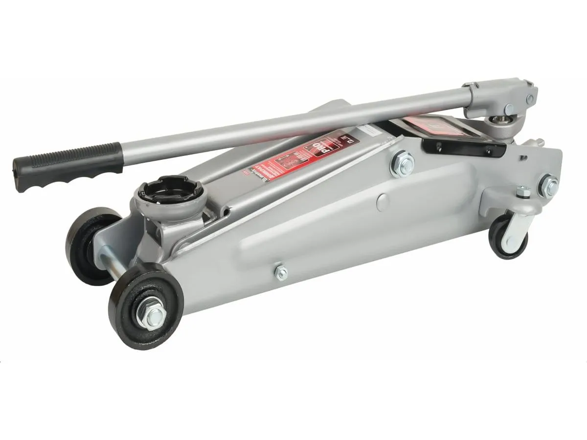 Домкрат гидравлический подкатной, 3 т, h подъема 130-410 мм, поворотная ручка// Matrix - фото 4