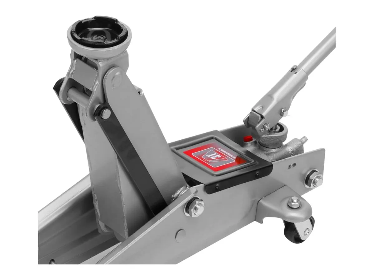 Домкрат гидравлический подкатной, 3 т, h подъема 130-410 мм, поворотная ручка// Matrix - фото 8