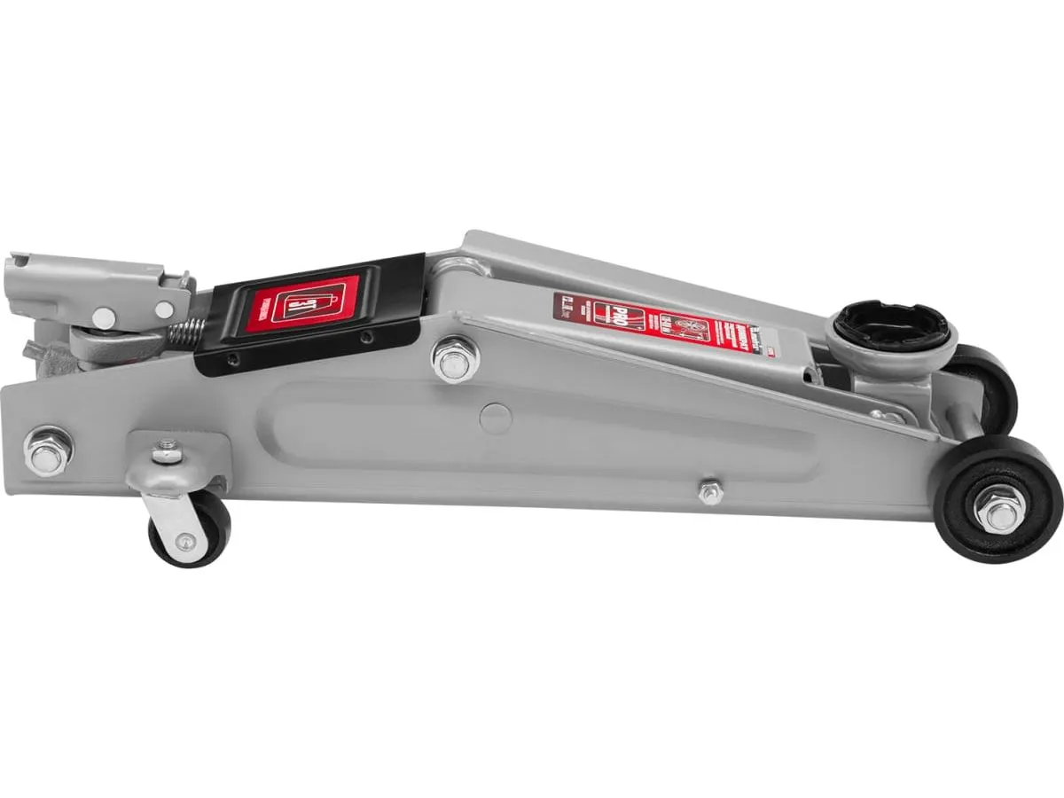 Домкрат гидравлический подкатной, 3 т, h подъема 130-410 мм, поворотная ручка// Matrix - фото 10