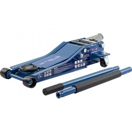 Домкрат гидравлический подкатной, быстр.подъем, 3т LOW PROFILE Q...