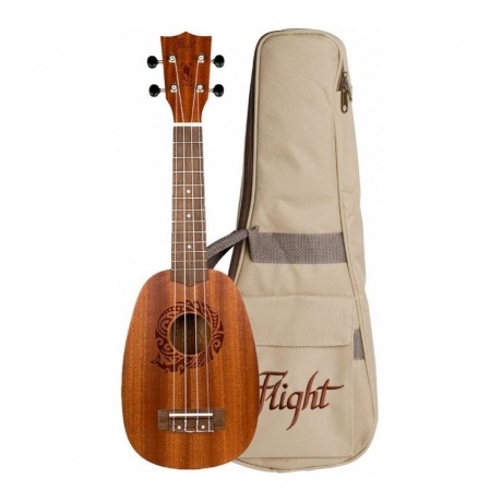 Укулеле FLIGHT NUP310 PINEAPPLE сопрано ананас рисунок акула - фото 1