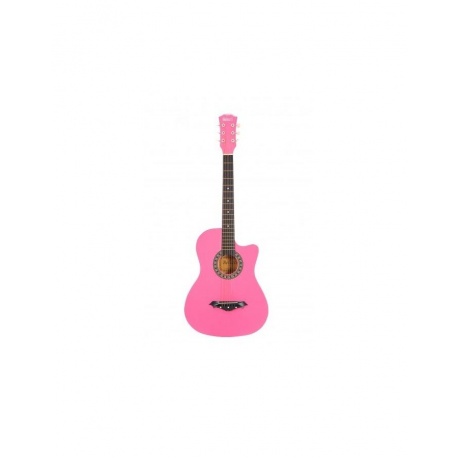 Гитара акустическая Belucci BC3810 PI розовая - фото 1
