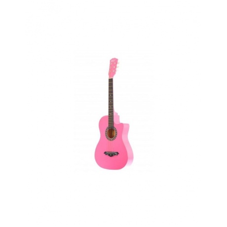 Гитара акустическая Belucci BC3810 PI розовая - фото 3