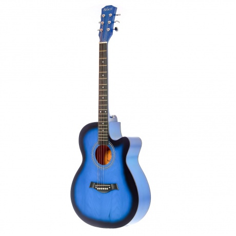 Гитара акустическая Belucci BC4010 BLS синий - фото 2