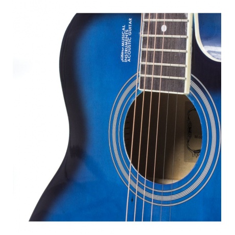Гитара акустическая Elitaro E4010 BLS синий - фото 4