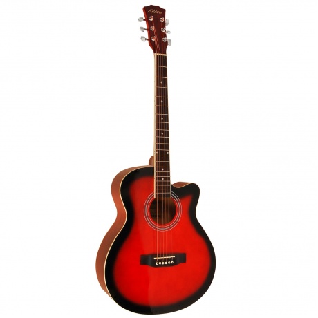 Гитара акустическая Elitaro E4010 RDS красный - фото 1