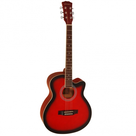 Гитара акустическая Elitaro E4020 RDS красный - фото 1