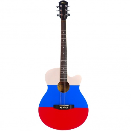 Гитара акустическая Elitaro E4040 RU Flag с рисунком - фото 1