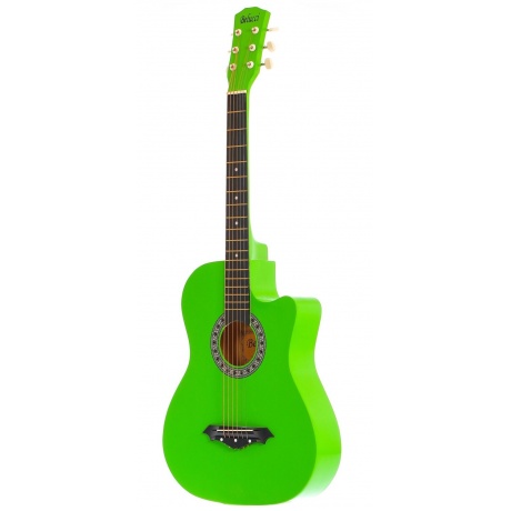 Гитара акустическая Belucci BC3810 GR зелёный - фото 2