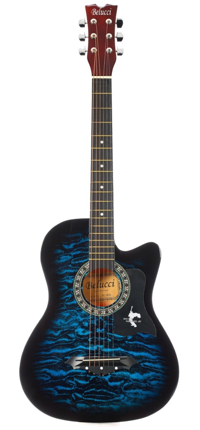 

Гитара акустическая Belucci BC3830 BLS синий