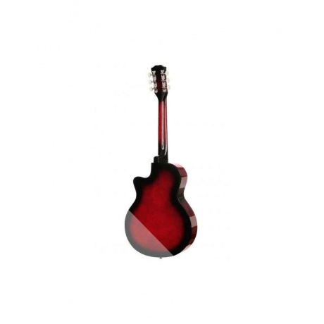 Гитара акустическая COWBOY 3810C RDS красный бёрст - фото 2
