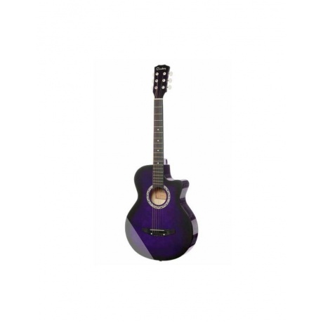 Гитара акустическая COWBOY 3810C VTS фиолетовый - фото 3