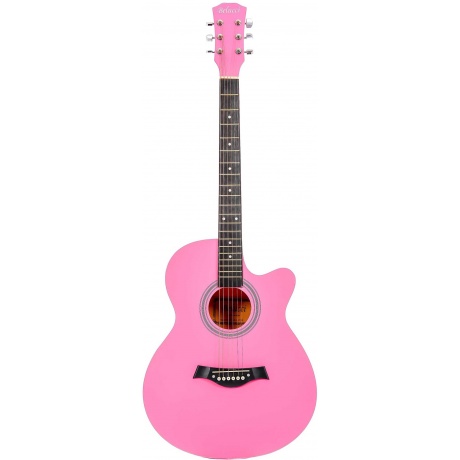 Гитара акустическая Belucci BC4010 PI розовая - фото 1