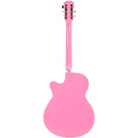 Гитара акустическая Belucci BC4010 PI розовая - фото 3