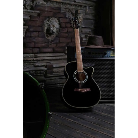 Гитара акустическая FLIGHT F-230C BK черный - фото 9