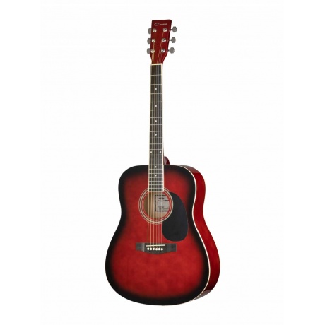 Акустическая гитара Caraya F630-RDS красный санберст - фото 1