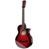 Гитара акустическая COWBOY 3810C RDS красный бёрст уцененный (га...