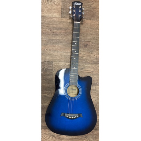 Гитара акустическая Belucci BC3810 BLS синий состояние хорошее - фото 2