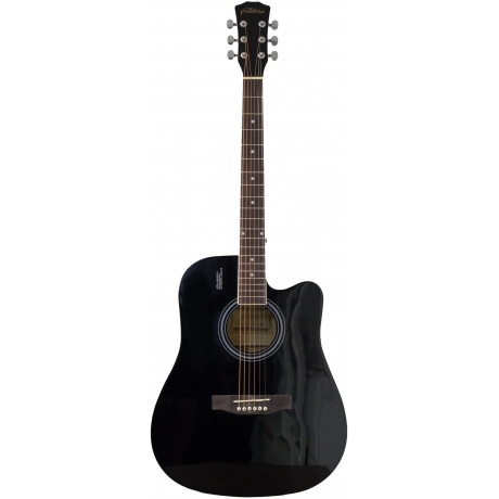 Гитара акустическая Elitaro E4010 BK чёрный отличное состояние - фото 1