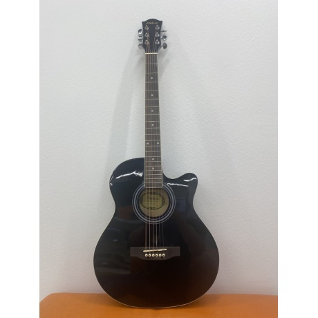 Гитара акустическая Elitaro E4010 BK чёрный отличное состояние - фото 3