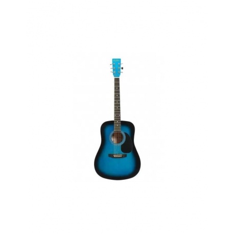 Гитара акустическая Fabio SA105 BLS синий хорошее состояние - фото 1