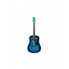 Гитара акустическая Fabio SA105 BLS синий хорошее состояние