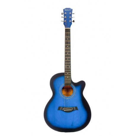 Гитара акустическая Belucci BC4010 BLS синий хорошее состояние; - фото 1