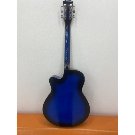 Гитара акустическая Belucci BC4010 BLS синий хорошее состояние; - фото 3