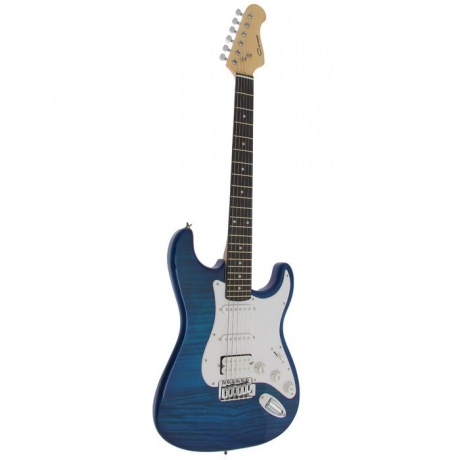 Электрогитара Caraya E201STB синяя - фото 1