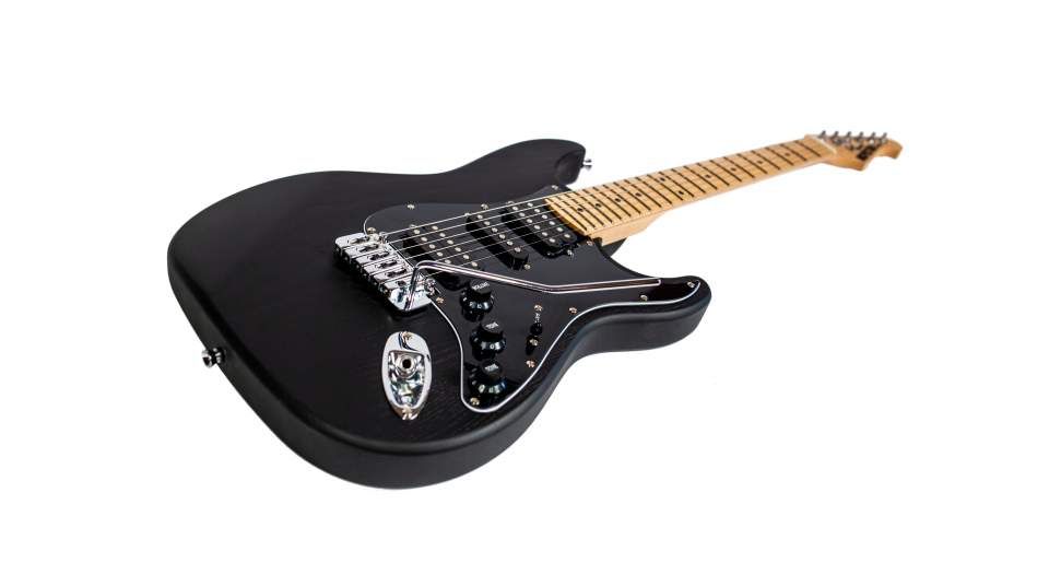 Электрогитара Inspector Strateg-Black-Matter черная - фото 2