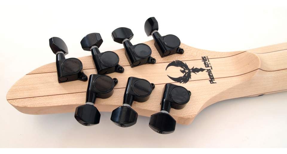 Электрогитара Inspector Phoenix-7-multiscale-grey7-струнная мультимензурная серая - фото 8