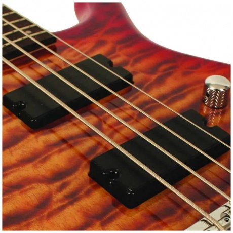 Бас-гитара Cort Action-DLX-V-Plus-FGB Action Series 5-струнная серый санберст - фото 4