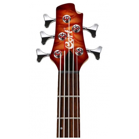 Бас-гитара Cort Action-DLX-V-Plus-FGB Action Series 5-струнная серый санберст - фото 6