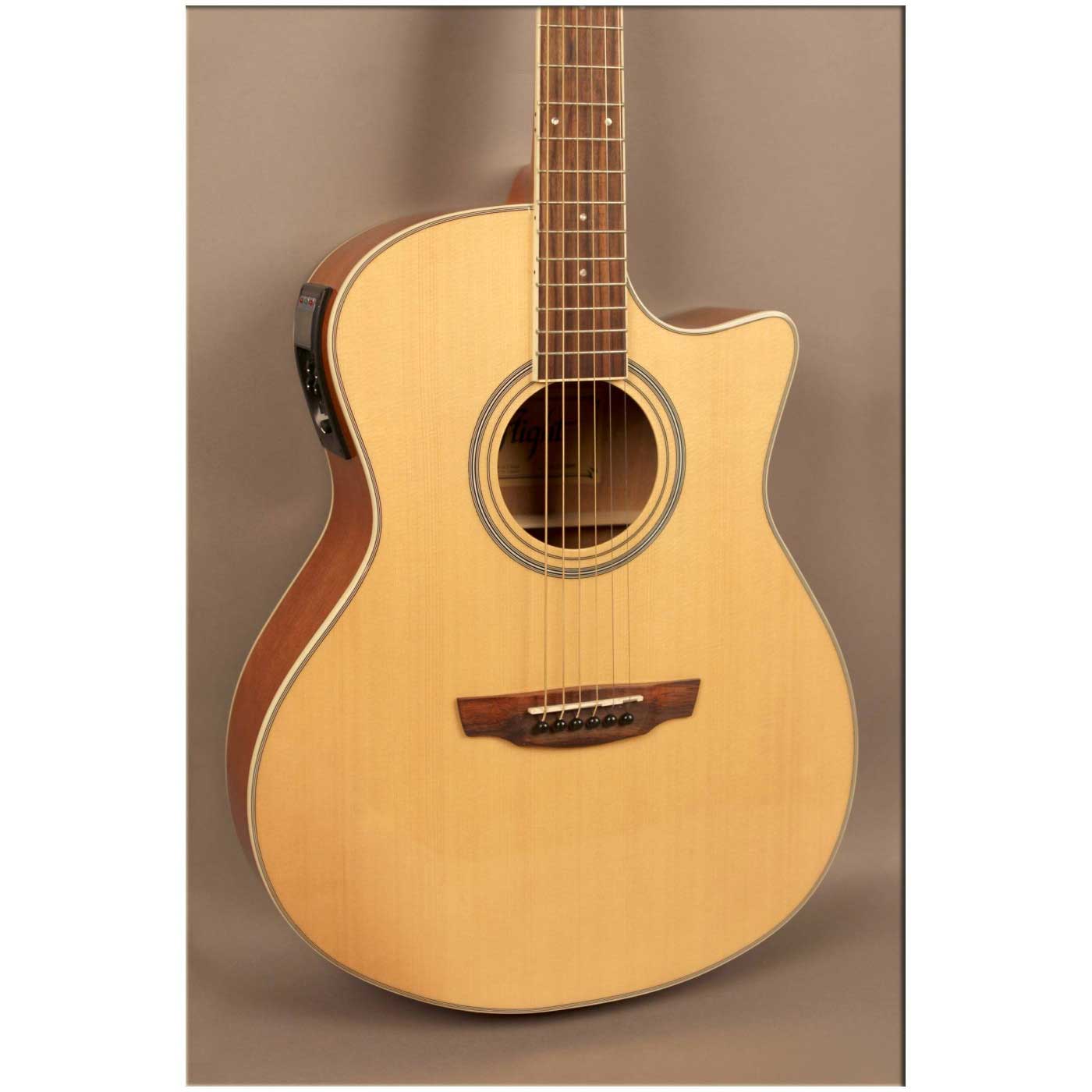 Гитара Электроакустическая FLIGHT AG-210 CEQ NA - фото 9