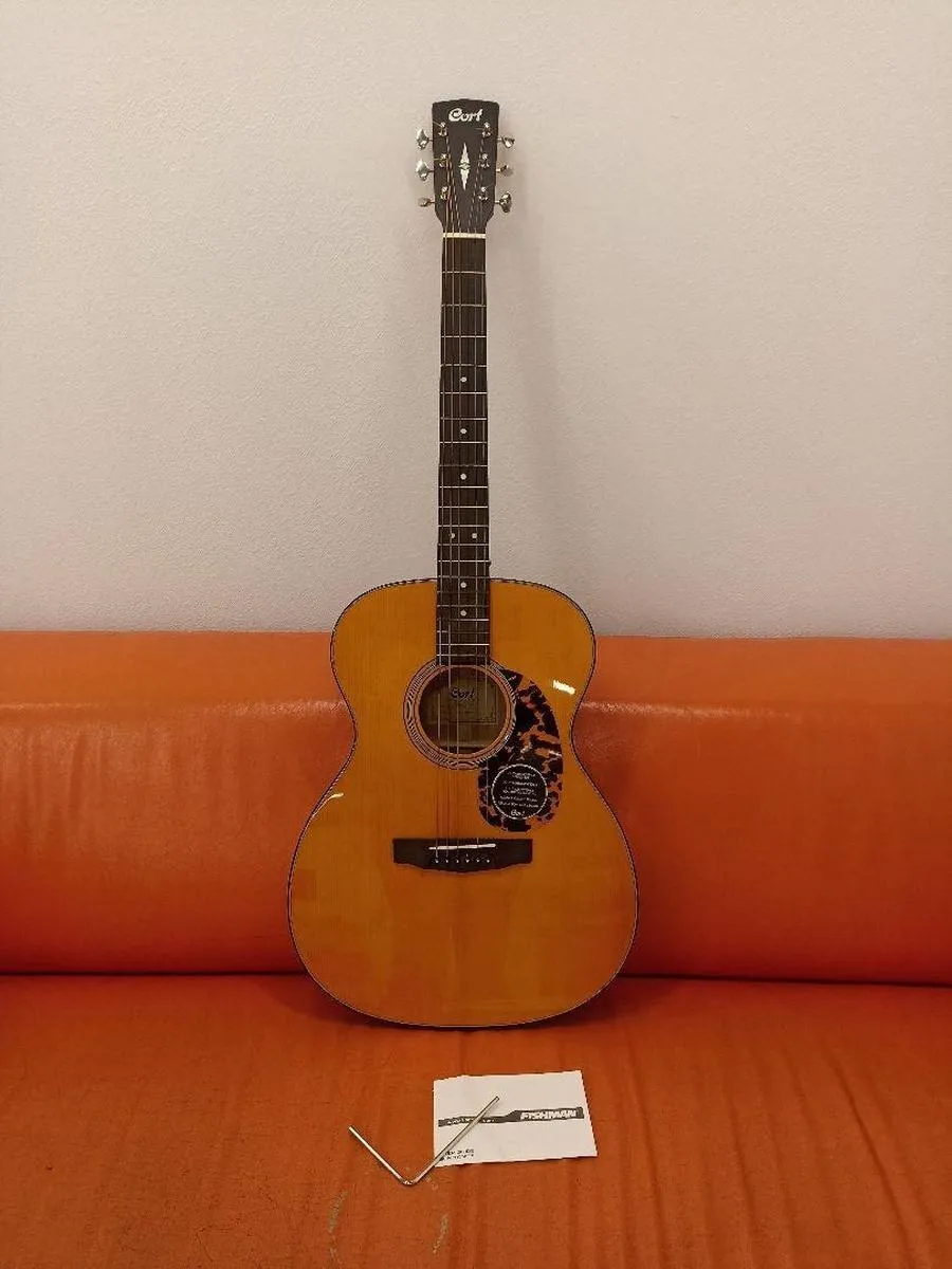 Гитара Электро-акустическая Cort L300VF-NAT Luce Series натуральный хорошее состояние - фото 3