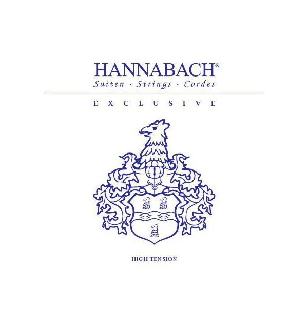 Струны Hannabach EXCLHT Exclusive Blue нейлон для классической гитары