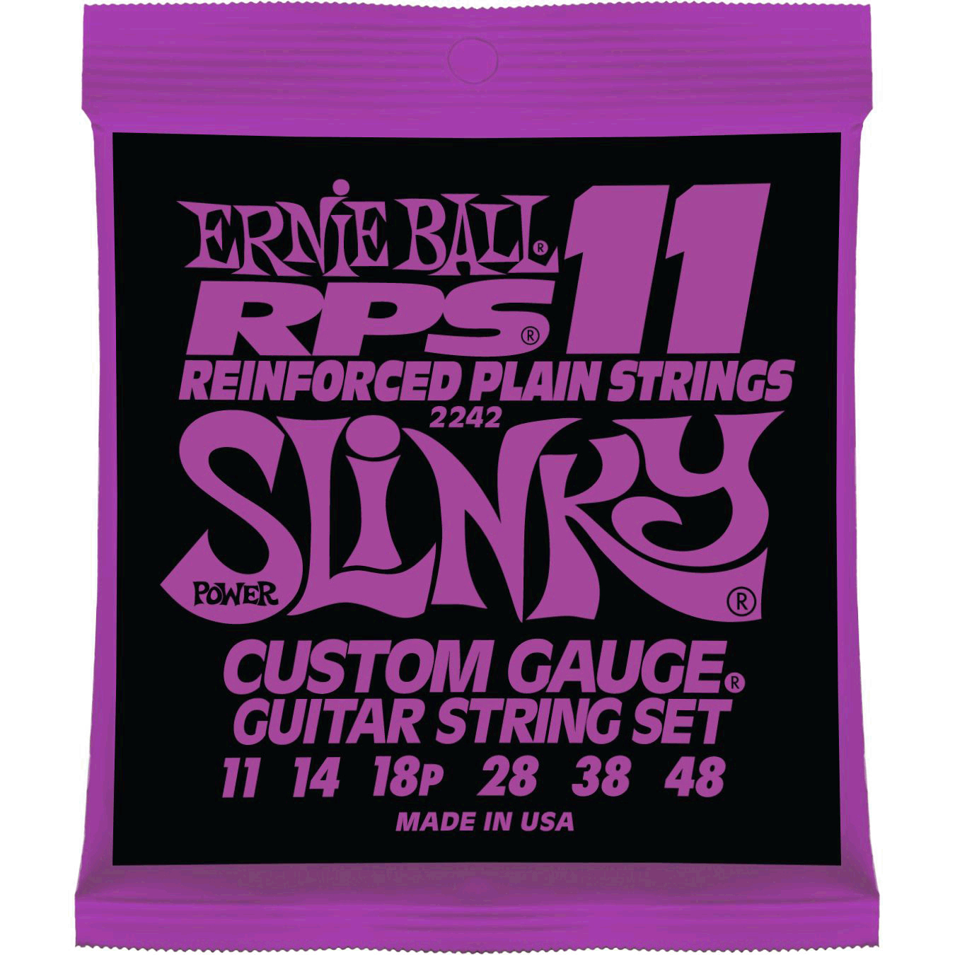 Струны Ernie Ball P02242 Power Slinky RPS11 11-48 для электрогитары