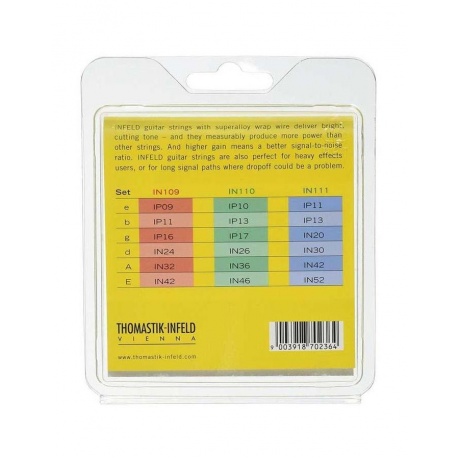 Струны Thomastik IN110 Infeld 10-46 для электрогитары - фото 2